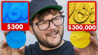 We Test $300 vs $300,000 3D Printer