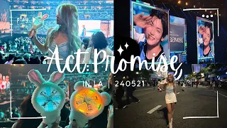 [ concert ] TXT Act:Promise in LA⋆𐦍.ೃ࿔*:･GRWM, concert || ash's time