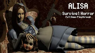 ALISA - A Classic Survival Horror Game done correctly (Full Demo Playthrough)