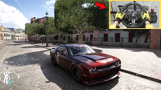 1100HP Dodge Challenger SRT Demon - FORZA HORIZON 5 GAMEPLAY | Logitech G923 Gameplay