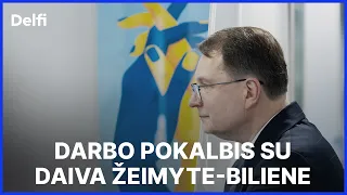 Darbo pokalbyje su Daiva Žeimyte-Biliene – Laisvės partijos kandidatas į prezidentus Dainius Žalimas