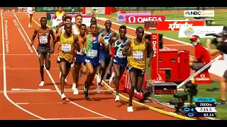 Men's 2 Mile.  Prefontaine Classic. Diamond League. Hayward Field, Eugene, OR, USA.  August 21, 2021