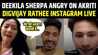 Deekila Sherpa LIVE With Digvijay Rathee, Aniket Pakhrin Lama, Splitsvilla 15 Winner | Akriti Negi