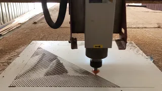 CNC router and ArtCam V bit carving photo ll Pictures cut in wood llHalftone images