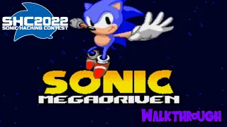 Sonic The Hedgehog Megadriven (SHC 2022 Demo) - Walkthrough