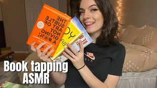 ASMR | book tapping, scratching & gripping with short nails | ASMRbyJ