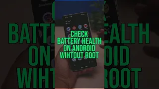 Check Battery 🔋 Health Percentage On Any Android Phone 💯🔥👆