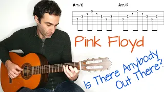 Pink Floyd - Is There Anybody Out There? - Guitar lesson / tutorial / cover with tablature