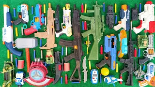 Collecting 7 Sniper Rifles AK 47 Captain America NERF Gun Glock Pistol Magnum Revolver M16 Weapon