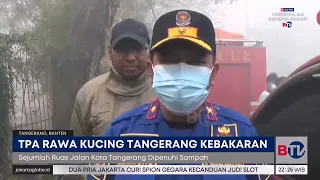 TPA Rawa Kucing Tangerang Terbakar, Warga Diungsikan