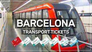 ℹ️ BARCELONA transport tickets 🚇🚍🚆 #025