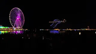 Dubaj #8: Pokaz dronów i fajerwerków na koniec Dubai Shopping Festival