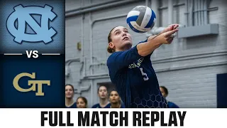 North Carolina vs. Georgia Tech Full Match Replay | 2023 ACC Volleyball