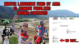 Hunter Lawrence FINED By The AMA! | Jason Anderson PENALIZED! | You Won't Believe This...