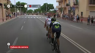 Bunny hop - Stage 9 - La Vuelta 2017