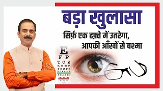 आचार्य मनीष जी का बड़ा खुलासा 1 हफ्ते में चश्मे से छुटकारा || Hiims Hospital || Eye || 87258-87258