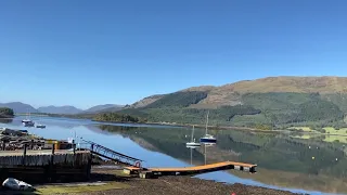 Glencoe overlooks the fabulous Loch Leven, superb on a beautiful sunny day.