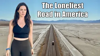 Surviving The Loneliest Road in America 😳 | Solo Female Van Living on Hwy 50