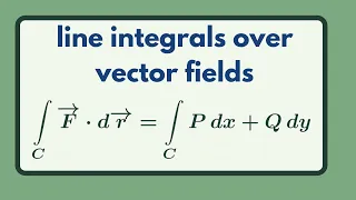 Multivariable Calculus | Line integrals over vector fields -- a few examples.