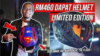 HELMET TEMPATAN TAPI GRAFIK MENDUNIA! | GRACSHAW X DC COMICS LIMITED EDITION | FIRST LOOK