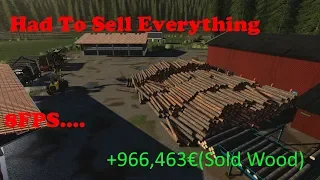 FS19 | Forestry On Holmåkra | ONE MILLION € FROM LOGS | Timelapse | S02 EP30