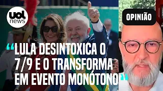 Josias: Lula desbolsonariza o 7 de Setembro, torna a data monótona e isso é extraordinário