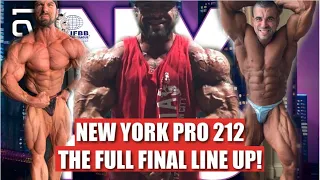 NEW YORK PRO 212 FULL LINE UP!!