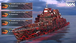 FGS F126 - Equip 4x Pumpkin Grenade Launcher Full Gameplay - Modern Warships