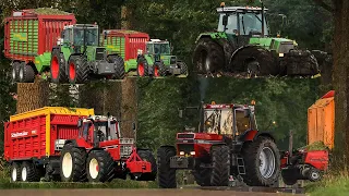 80's 90s with sound! Case International 1455 XL | Fendt 615 LSA | Ford TW 15