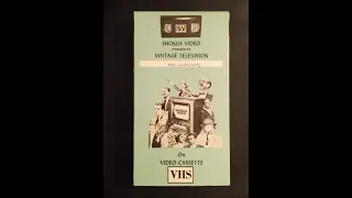 VHS RIP - The Academy of Arts and Sciences Presents : The 11th Annual EMMY Awards from 1959