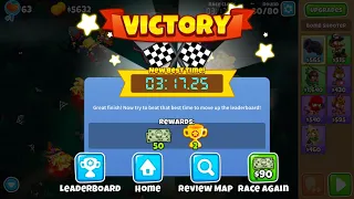 Btd6 Race 'A B C D E F G' in 3:17 on Mobile!