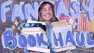 HUGE Fantasy BOOK HAUL⚔️📚✨