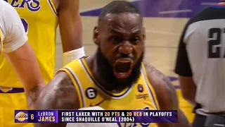 LeBron James MONSTER 22 PTS 20 REB 7 AST Full Game 4 Highlights vs Memphis Grizzlies April 24, 2023