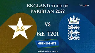 Highlights: 6th T20I, Pakistan vs England| 6th T20I - Pakistan vs England