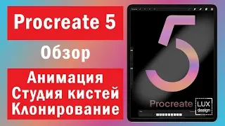 Procreate 5. Обзор. Кисти. Анимация. Выбор цвета