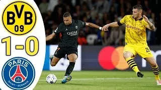 PSG vs Broussia Dortmund 0 1  Extended Highlights & All Goals    UEFA Champions League 2023 2024