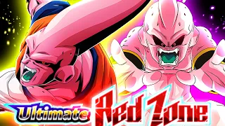 4 SWORN ENEMIES CHALLENGE!! How I Beat Kid Buu Red Zone Stage 4 w/ Majin Power | DBZ Dokkan Battle