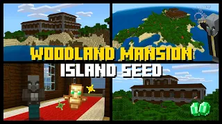 WOODLAND MANSION ISLAND Seed - Minecraft Bedrock Edition 1.16