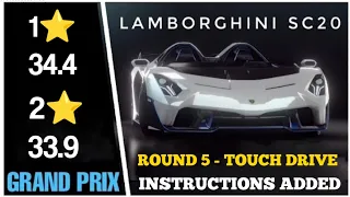 Asphalt 9 LAMBORGHINI SC20 Grand Prix Round 5 Touch Drive 2 STAR 1 STAR Instructions added