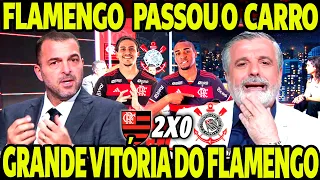 FLAMENGO AMASSOU O CORINTHIANS NO MARACANÃ! MENGÃO JOGOU MUITO! PÓS JOGO FLAMENGO