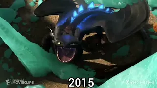 Evolution of Toothless 2010-2019