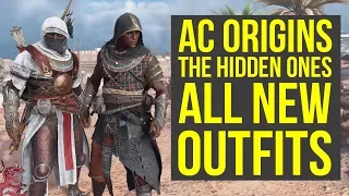 Assassin's Creed Origins DLC ALL NEW OUTFITS From The Hidden Ones (AC Origins Outfits)