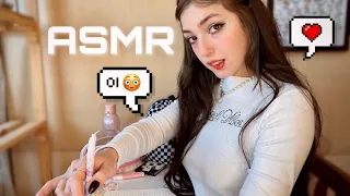 ASMR A MENINA QUE SENTA DO SEU LADO TEM CRUSH EM VOCÊ 😳