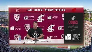WSU Football: Jake Dickert Wisconsin Week Press Conference 9/4/23