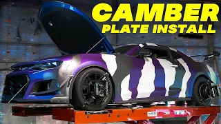 How to Add Camber to your Camaro SS 1LE & Zl1 // Vorshlag Camber Plate Install