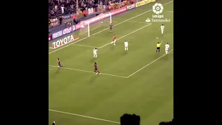 Messi's first and last goal with Barcelona