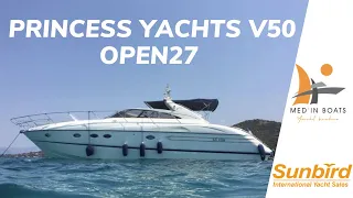 Visitez Princess Yachts V50 Open | Med'in Boats | Sunbird Yacht Sales