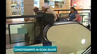 Câmera Escondida: Congestionamento na Escada Rolante