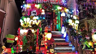 2021 Dyker Heights Christmas Lights Walking Tour🎅🌟Brooklyn. Dec. 2021