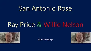 Willie Nelson and Ray Price   San Antonio Rose  karaoke